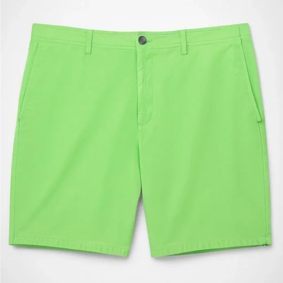 Vineyard Vines Lime Green Flat Front Shorts - Picture 3 of 4